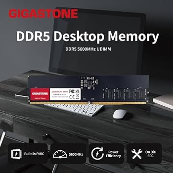 Amazon.co.jp: 【メモリ DDR5】GIGASTONE 32GBx2枚 (64GB Kit